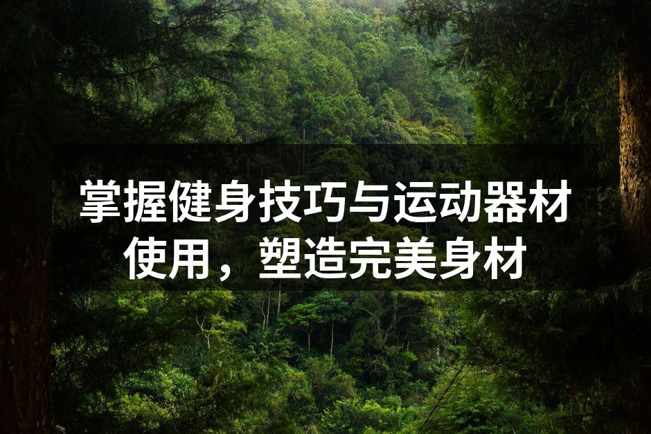 多种健身器材供您选择